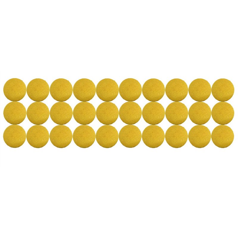 30 Balles Baby Foot Liège Jaunes - Bonzini