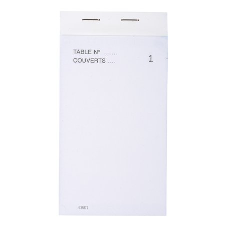 Exacompta - Réf. 96201E - Paquet de 10 blocs Maître d'Hôtel - Carnet de commande pour restaurants - 50 feuillets blancs autocopi