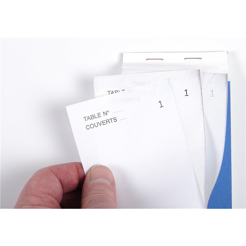 Image secondaire de Exacompta - Réf. 96202E - Paquet de 10 blocs Maître d'Hôtel - Carnet de commande pour restaurants - 50 feuillets blancs autocopi