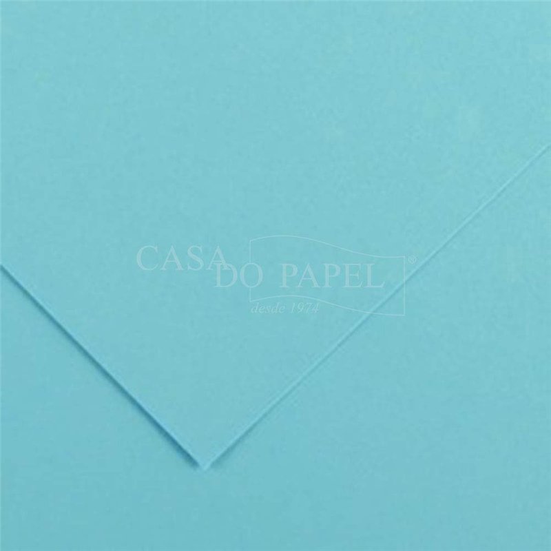 Canson 200040232 Bristols Iris Pack de 25 Feuilles 50 x 65 mm 185 g Bleu Clair