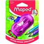 Maped - Taille-crayon Croc Twist Bieber - 2 tailles de crayons - Avec boîte de récupération - Couleur aléatoire