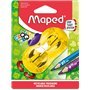 Maped - Taille-crayon Croc Twist Bieber - 2 tailles de crayons - Avec boîte de récupération - Couleur aléatoire