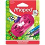 Maped - Taille-crayon Croc Twist Bieber - 2 tailles de crayons - Avec boîte de récupération - Couleur aléatoire