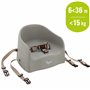 Tigex Rehausseur de Chaise Enfant, Compact et Facile à Transporter, 6-36 Mois (15kg), Taupe