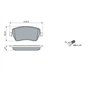 Bosch BP936 - Plaquettes de Frein Avant pour Voiture - Qualité Bosch - Réduction du Bruit et de la Poussière - Certifié ECE-R90