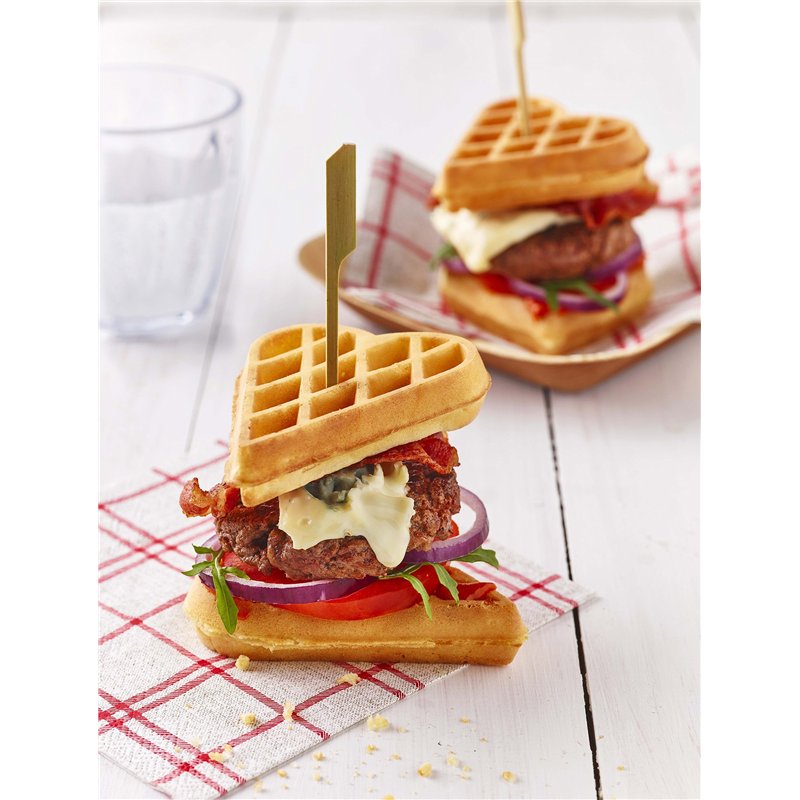 Image secondaire de JEU PLAQ. GAUFRES COEUR AA PREMIUM