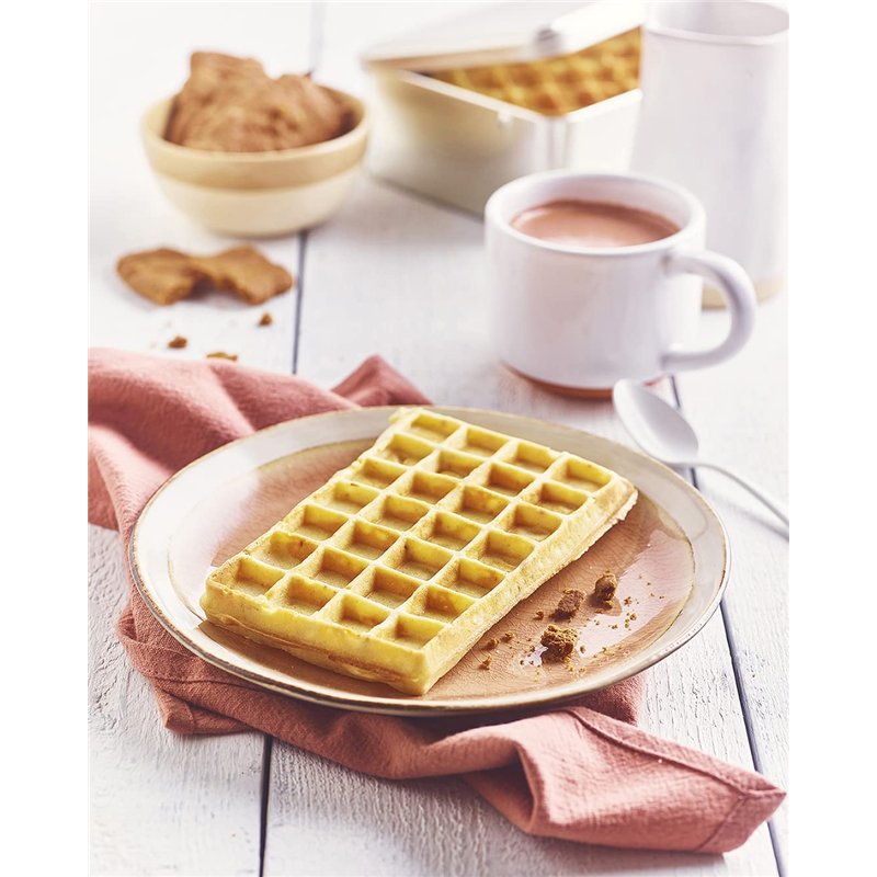 Image secondaire de LAGRANGE Jeu de plaques Gaufre 4x7, compatible avec tous les gaufriers 'Premium', Plaques en fonte d'aluminium, Revêtement antia
