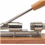 Baumalu, Casse Noix Acier Chromé Gris 21 x 6,2 x 6 cm - Outil de Cuisine Pratique pour Casser Noix, avec Poignée et Support en B