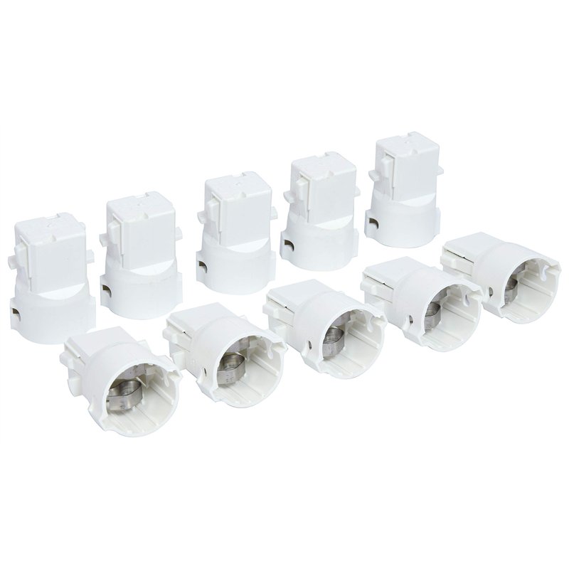 10 douilles B22 plastique à connexion rapide