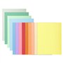 Exacompta - Réf. 330000E - Paquet 100 chemises rigides SUPER 210 g/m2 aux couleurs pastel - chemises certifiées PEFC™ - dimensio