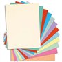 Exacompta - Réf. 340000E - Paquet 100 chemises semi rigides SUPER 160 g/m2 aux couleurs pastel - chemises certifiées PEFC™ - dim