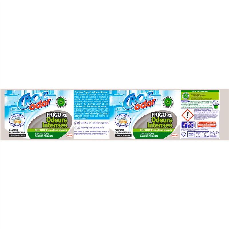 Image secondaire de CROC'ODOR Désodorisant pour Frigo Power 140 g Taille XL