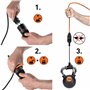 Electraline 208666 Rallonge Prolongateur Jardín avec Enrouleur 40M 3G1.5mm Femelle Français Electralock équipée d'un système de