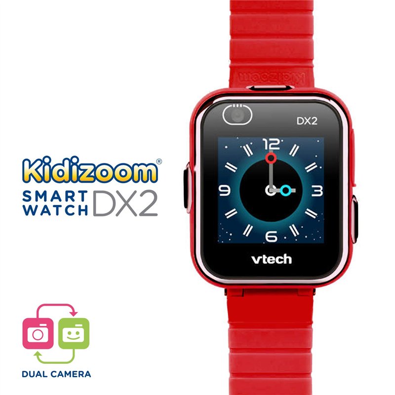Image secondaire de VTech Kidizoom Smart Watch DX2 Montre Intelligente pour Enfants avec Double Appareil Photo Rouge