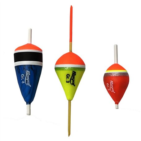 RAGOT - Flotteur Truite Poire par 3