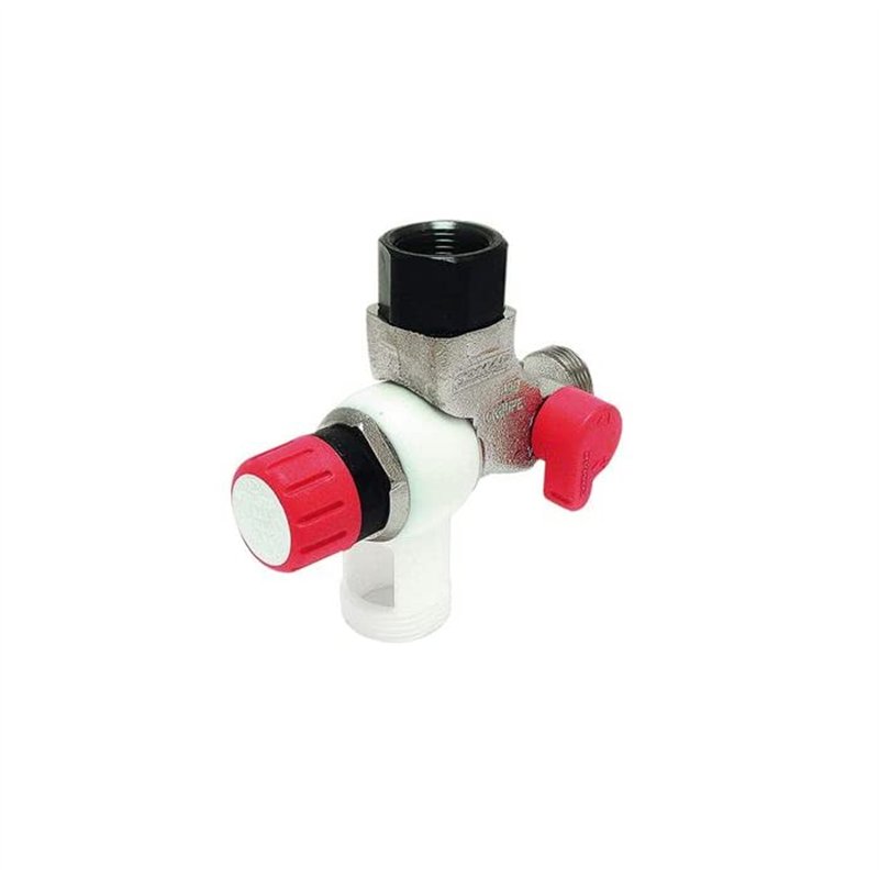 Image secondaire de COMAP Groupe de sécurité réversible Reverso Siège Inox pour chauffe eau, cumulus - 20x27 ou 3/4