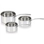 Beka 13416974 Tri Lux Série de 3 Casseroles en acier inoxydable Triply 16/20 cm