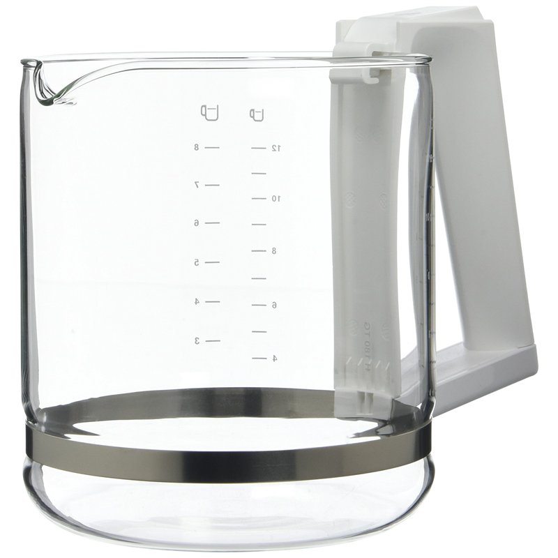 Krups Verseuse en Verre Couvercle Blanc pour Cafetières T8 XB900801