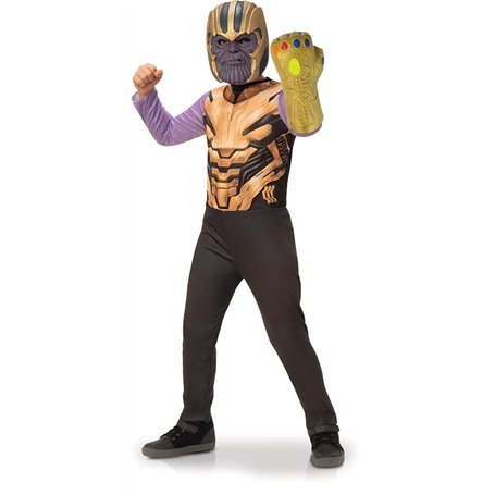 Rubie’s Panoplie déguisement Thanos + Gant de l'infini - 5-6 ans