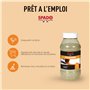 SPADO - Hygiabsorbe - Ultra absorbant - Solidifiant - Désodorisant - Actifs désinfectant - Parfum frais - 1L - Fabriqué en Franc