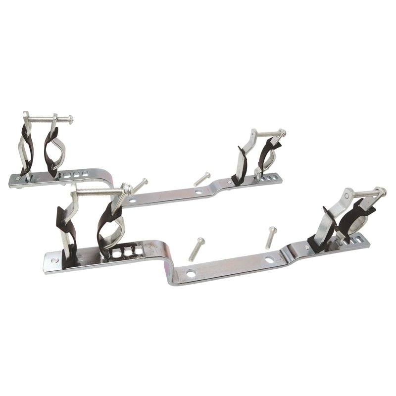 SOMATHERM FOR YOU, Jeu de 2 supports en métal avec isolant pour collecteurs, compatibles avec 20/27, 26/34 et 33/42 - Idéal pour