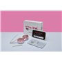 MYSALENS® Lentilles De Contact De Couleur Amber - Ambre Hidrocor Couleur Naturelle très haute opacité Kit De Rangement Boitier -