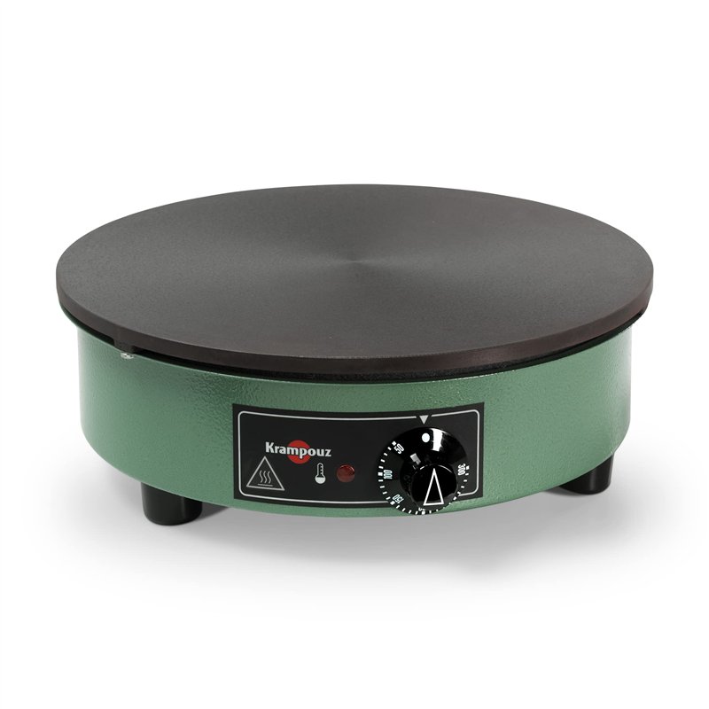 Krampouz Billig Crêpière traditionnelle plaque en fonte usinée diamètre 35 cm 2500 W - fabriqué en France
