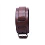 ZENSE - Bracelet de force pour homme en cuir ajustable marron ZB0322