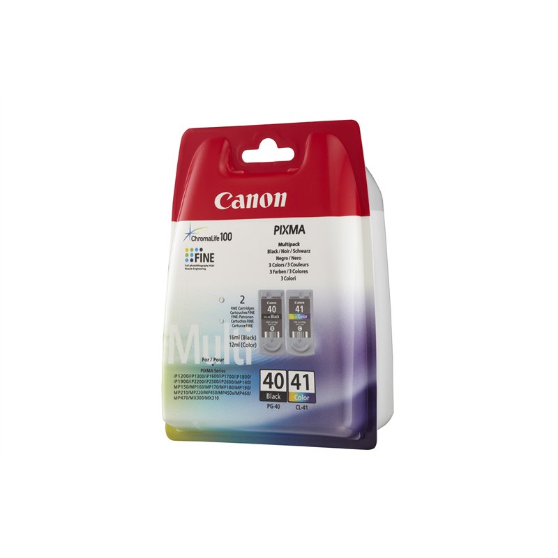 Image secondaire de CANON Multipack Jet d'encre Original PG-40/CL-41 Blist Noir et couleur