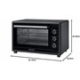 Brandt - FC420MUB - Four électrique - Convection - 42 litres - 1.8 kWatt - Noir