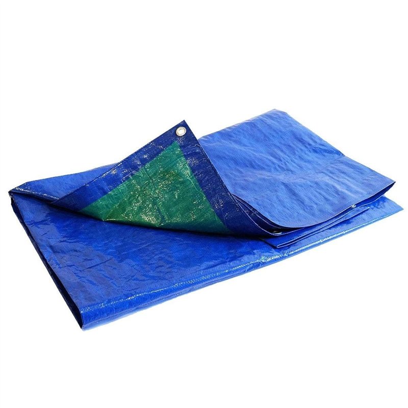 Bâche Piscine 150 g/m² - 6 x 10 m - Couverture Piscine sans Filet écoulement - bache imperméable - baches Piscine