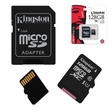 Acce2s - Carte Mémoire Micro SD 128 Go Classe 10 pour Samsung Galaxy A32 - A12 - A42 - A02s - A51 5G - A31 - A21s - A41 - A71 -