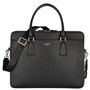 David Jones - Sac à Main Business Porte-Document Cuir PU Rigide Homme - Cartable Travail Affaires Ordinateur Portable Multi Poch