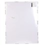 HOME DECO FACTORY - HD4218 - Cadre Photo Multiple Pele-Mele 12 Vues Bois et Blanc, Souvenir, Décoration Maison, 44 x 3 x 58 cm,