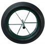 WERKA PRO - 10359 - Roue Increvable 15" - Diam 385 x 85 cm - Axe 20 mm / Longueur 242 mm - Pour Brouette ou Remorque Jardin