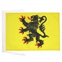 AZ FLAG - Drapeau Nord-Pas-de-Calais - 45x30 cm - Pavillon Province Flandre Française 100% Polyester Avec Deux Cordelettes - 20g