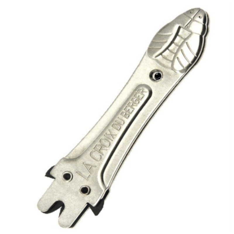 1 AFFUTEUR COUTEAU EN METAL AIGUISEUR CROIX DU BERGER LAGUIOLE