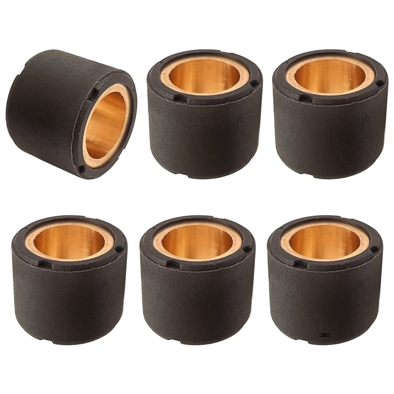 (6x) GALET DE VARIATEUR 15x12MM SCOOTER BOOSTER BWS NITRO AEROX OVETTO STUNT NEOS MOTO MOBYLETTE TENDEUR ROULEAU (3.0g)