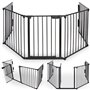 FACILITYS - Barrière de Sécurité Enfant - Grille Protection Cheminée Enfant Pliable - Grand Format en Métal de 300 cm - 1 Porte