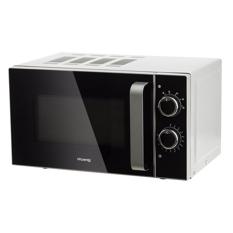 Image secondaire de H.Koenig Micro-ondes Compact Design 20L VIO4, Puissant 700W, Plateau tournant 24,5cm, Multifonction 5 niveaux de chauffe et fonc