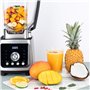 H.Koenig Blender Power+ Puissant 2000W aluminium MXH880 Bol tritan 2L Lames inox, 4Programmes glace pilée smoothie broyer pulse 