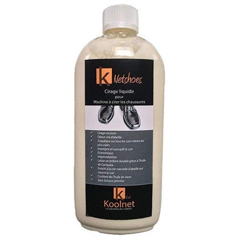 Koolnet NETSHOES Cirage Liquide Incolore 500 ML