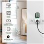 Wattmètre - Compteur de Consommation Électrique - FISHTEC ® - Prise Contrôle Cout Consommation Electrique - Prise Compteur d'Éne
