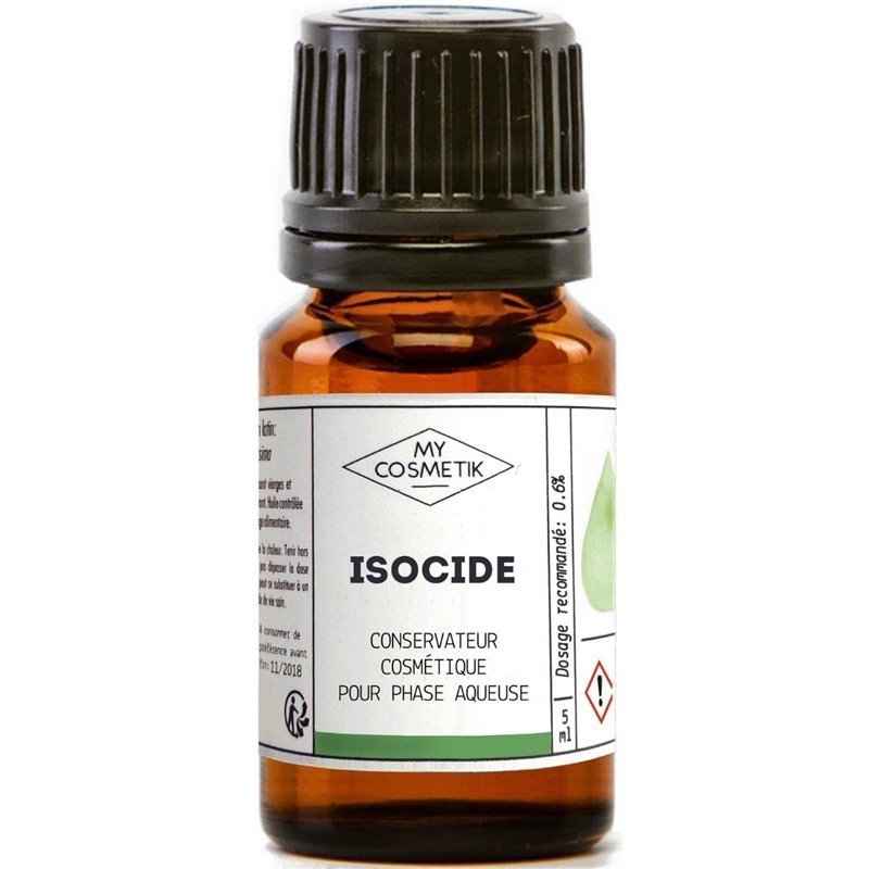 MY COSMETIK - Isocide - Conservateur cosmétique pour phase aqueuse - Qualité cosmétique - Pour tous les types de cheveux et peau
