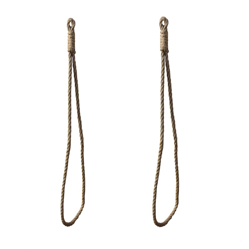 Support étagère corde naturelle