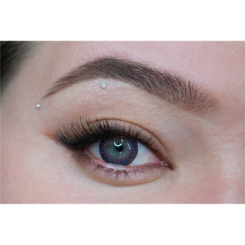 MYSALENS® Lentilles De Contact De Couleur Amethyst Violet Avizor Solution Multifonctions 10ML Kit De Rangement Boitier Pince app