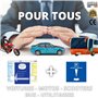 Kit Jeune Conducteur Voiture INDISPENSABLE ✯Fabrication FRANÇAISE✯ Accessoire Voiture Interieur Disque Zone bleue + Constat Amia