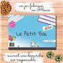 - Jeu du Petit BAC - Edition Junior - Bloc prêt à Jouer de 50 Pages - Jeu du baccalauréat