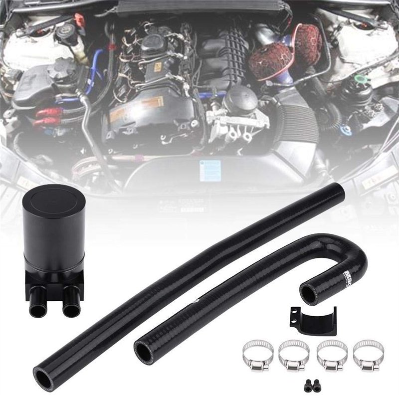 Image secondaire de KSTE Catch Can, Catch Réservoir d'huile Can reniflard réservoir Kit Compatible with N54 335i 135i E90 E92 E82 2006-2010