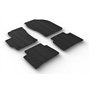Gledring Set tapis de caoutchouc Toyota Corolla Touring Sports Hybrid 12/2018- (T profil 4-pièces + clips de montage)